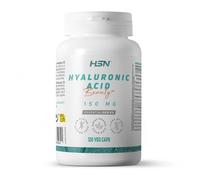 HSN Ácido Hialurónico 150mg por cápsula de Alto Peso Molecular | 120 Cápsulas Vegetales en forma de ácido hialurónico sódico para mayor estabilidad | No-GMO, Vegano, Sin Gluten