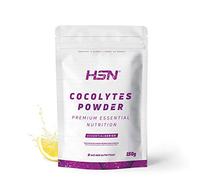 HSN Agua de Coco + Electrolitos en Polvo Cocolytes | Limón 150g | Baja Osmolaridad | Sales Minerales (Cloruro + Sodio + Potasio) | No Contiene Dosificador | No-GMO, Vegano, Sin Gluten