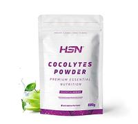 HSN Agua de Coco + Electrolitos en Polvo Cocolytes | Manzana 500g | Baja Osmolaridad | Sales Minerales (Cloruro + Sodio + Potasio) | No Contiene Dosificador | No-GMO, Vegano, Sin Gluten