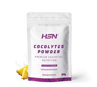 HSN Agua de Coco + Electrolitos en Polvo Cocolytes | Piña 150g | Baja Osmolaridad | Sales Minerales (Cloruro + Sodio + Potasio) | No Contiene Dosificador | No-GMO, Vegano, Sin Gluten