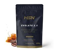 HSN Aislado de Proteína de Suero CFM Evolate 2.0 | Café Caramelo 500g | Whey Protein Isolate 90% + Enzimas DigeZyme® | No Incluye Dosificador | No-GMO, Vegetariano, Sin Gluten ni Soja