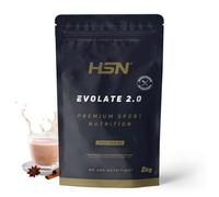 HSN Aislado de Proteína de Suero CFM Evolate 2.0 (Sin Edulcorantes) | Té Chai 2Kg | Whey Protein Isolate 90% + Enzimas DigeZyme® | No Incluye Dosificador | No-GMO, Vegetariano, Sin Gluten ni Soja