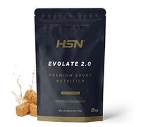 HSN Aislado de Proteína de Suero CFM Evolate 2.0 | Turrón 2Kg | Whey Protein Isolate 90% + Enzimas DigeZyme® | No Incluye Dosificador | No-GMO, Vegetariano, Sin Gluten ni Soja