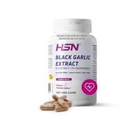 HSN Ajo Negro 10:1 | 120 Cápsulas Vegetales | Extracto Fermentado de Allium sativum | Con Vitaminas B1 y B12 | Sin Olor | Vegano, Sin Gluten, No GMO