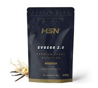 HSN Albúmina de Huevo en Polvo Evoegg 2.0 | Vainilla 500g | Pura Proteína de Claras Deshidratadas de Gallinas no Enjauladas | No Incluye Dosificador | No-GMO, Vegetariano, Sin Lactosa Sin Grasa