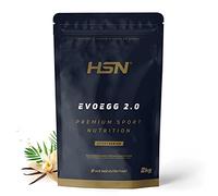 HSN Albúmina de Huevo en Polvo Evoegg 2.0 | Vainilla Caribeña 2Kg | Pura Proteína de Claras Deshidratadas de Gallinas no Enjauladas | No Incluye Dosificador | No-GMO Vegetariano Sin Lactosa Sin Grasa