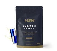 HSN Aminoácidos Esenciales en Polvo con Sabor y Cafeína Evoeaa's Energy | Bebida Energ 500g | 9 Aminoácidos Esenciales (EAA's) en Forma Libre | No Contiene Dosificador | No-GMO, Vegano, Sin Gluten