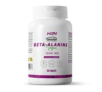 HSN Beta Alanina Carnosyn® 4000mg por dosis diaria | 120 Tabletas | Aminoácido en Forma Libre | con Vitamina B3 | Sin Estimulantes Pre-Entreno Sin Cafeína | No-GMO, Vegano, Sin Gluten