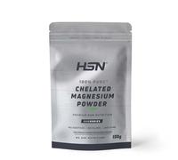 HSN Bisglicinato de Magnesio en Polvo - 150g | 100% Magnesio Quelado. Reduce el Cansancio, Apoya los Músculos y el Sistema Nervioso. 0% Aditivos. No Incluye Dosificador