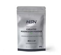 HSN Bisglicinato de Magnesio en Polvo - 500g | 100% Magnesio Quelado. Reduce el Cansancio, Apoya los Músculos y el Sistema Nervioso. 0% Aditivos. No Incluye Dosificador