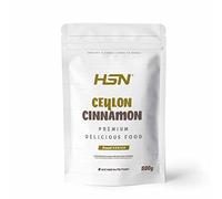 HSN Canela Ceylán en Polvo 500g | Canela de Ceilán Verdadera Cinnamomum Zeylanicum | 100% Natural - Baja en Cumarina - Molienda Fina | No-GMO, Vegano, Sin Gluten