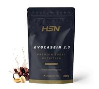 Caseína Micelar de HSN Evocasein 2.0 | Sabor Chocolate Cacahuete 500 g = 17 Tomas por Envase | Proteína Lenta Digestión para Antes de Dormir | No-GMO, Vegetariana, Sin Gluten
