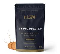 HSN Caseína Micelar Evocasein 2.0 | Galleta 2Kg | Batido de Proteína Secuencial Ideal para Antes de Dormir | Con Enzimas Digezyme® | No Incluye Dosificador | No-GMO, Vegetariana, Sin Gluten