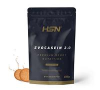 HSN Caseína Micelar Evocasein 2.0 | Galleta 500g | Batido de Proteína Secuencial Ideal para Antes de Dormir | Con Enzimas Digezyme® | No Incluye Dosificador | No-GMO, Vegetariana, Sin Gluten