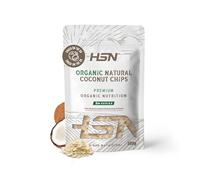 HSN Chips de Coco Orgánico Deshidratado | Sabor Natural | 150g (15 Tomas) | 100% Ecológico | Vegano y Sin Gluten | Sin Aditivos, Sin Azúcares ni Sal Añadidos | No Incluye Dosificador