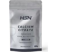 HSN Citrato de Calcio en Polvo | 630 mg de Calcio Elemental por Dosis | 500 g (167 Tomas) | Sabor Neutro | Vegano, Sin Gluten, No GMO | No Incluye Dosificador