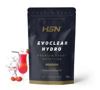 HSN Clear Whey Evoclear Hydro | Daiquiri de Fresa 1Kg | Aislado de Proteína Hidrolizada de Suero de Leche | Textura Muy Ligera | No Incluye Dosificador | No-GMO, Vegetariana, Sin Gluten ni Soja