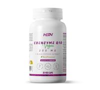 HSN Coenzima Q10 200mg + BioPerine® | 30 Cápsulas Vegetales | Ubiquinona Q10 + Extracto de Pimienta Negra | Máxima Biodisponibilidad y Absorción | No-GMO, Vegano, Sin Gluten