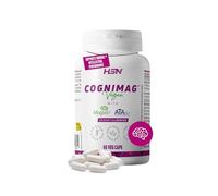 HSN CogniMag Magnesio L-Treonato 1000mg Magtein® | 60 Cápsulas Vegetales | con Magnesio Taurato ATA Mg® y Ácido Pantoténico que contribuye al rendimiento intelectual normal | Vegano, Sin Gluten