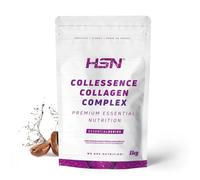 HSN Colágeno Hidrolizado y Magnesio (Malato Citrato Bisglicinato) en Polvo Collessence Colágeno Complex | Café 1Kg | No Incluye Dosificador | No-GMO, Sin Gluten ni Lactosa ni Pescado