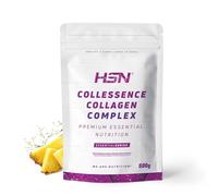 HSN Colágeno Hidrolizado y Magnesio (Malato Citrato Bisglicinato) en Polvo Collessence Colágeno Complex | Piña 500g | No Incluye Dosificador | No-GMO, Sin Gluten ni Lactosa ni Pescado