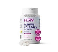 HSN Colágeno Marino Hidrolizado con Vitamina C 1500mg | 120 Tabletas | Péptidos Bioactivos | Para Piel, Huesos y Articulaciones | Sin Gluten, Lactosa ni OGM