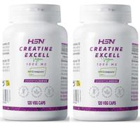 HSN Creatina Excell 1000mg (100% Creapure) 2x120 Cápsulas Veganas