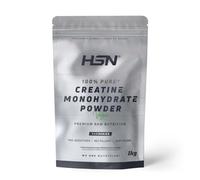 HSN Creatina Monohidrato en Polvo Sin Sabor 1Kg | 100% Monohidrato de Creatina Micronizada | No Incluye Dosificador | Sin Añadidos y Libre de Contaminantes | No-GMO, Vegano, Sin Gluten