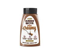 HSN Crema de Almendra 100% Natural | Textura Fluida Extra Cremosa con Dosificador | 180g | Sin Aceite de Palma, Sal ni Azúcares Añadidos | Vegano, No-GMO