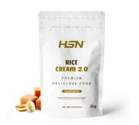 HSN Crema de Arroz | Cacahuete Caramelo 1Kg | 100% Harina de Arroz Pregelatinizada con Textura Extra-Fina y Cremosa | Sin Azúcares Añadidos | No Incluye Dosificador | No-GMO, Vegana, Sin Gluten