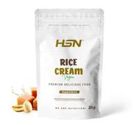 HSN Crema de Arroz | Cacahuete Caramelo 3Kg | 100% Harina de Arroz Pregelatinizada con Textura Extra-Fina y Cremosa | Sin Azúcares Añadidos | No Incluye Dosificador | No-GMO, Vegana, Sin Gluten