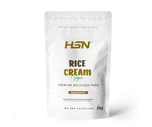 HSN Crema de Arroz | Sin Sabor 1Kg | 100% Harina de Arroz Pregelatinizada con Textura Extra-Fina y Cremosa | Sin Azúcares Añadidos | No Incluye Dosificador | No-GMO, Vegana, Sin Gluten