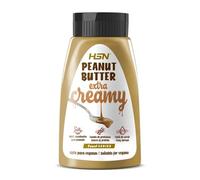 HSN Crema de Cacahuete 100% Natural | Textura Fluida Extra Cremosa con Dosificador | 180g | Sin Aceite de Palma, Sal ni Azúcares Añadidos | Vegano, No-GMO