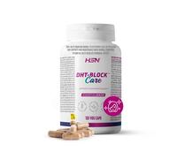 HSN DHT-Block Care | 120 Cápsulas Vegetales | Extractos de Saw Palmetto, Semilla de Calabaza y Pygeum africanum con Zinc y Vitamina B6 | Fórmula Clean Label | Vegano y Sin Gluten
