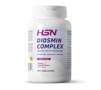 HSN Diosmina Complex 450mg - 120 Cápsulas Vegetales | Bioflavonoides Cítricos con Extracto de Acerola y Naranja Amarga. Formación de Colágeno y Protección Oxidativa. Vegano