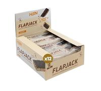 HSN Energy Bar Flapjack de Avena | Chocolate, Almendras y Frutos Rojos | 12 Barritas de 50 g | Snack Energético Natural con Fibra - Ideal para Deporte y Día a Día