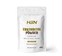 HSN Eritritol en Polvo - 500g | Sustitutivo del Azúcar. Edulcorante 0kcals. Ideal Repostería y Recetas Fitness. Dietas Veganas y Keto. No Incluye Dosificador