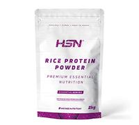 HSN Essentials Proteína de Arroz Proteína Vegana de Aislado de Arroz Integral Recuperación, Masa Muscular, en Polvo, Sabor Natural, 2000 gr