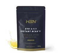 HSN Evo 4:1:1 (BCAA's Instantáneos) en Polvo | Limón 500g = 100 Servicios | Aminoácidos Ramificados (L-Leucina, L-Isoleucina, L-Valina) | No-GMO, Vegano, Sin Gluten