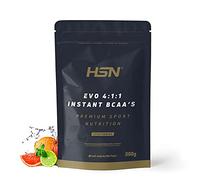 HSN Evo 4:1:1 (BCAA's Instantáneos) en Polvo | Ponche de Frutas 500g = 100 Servicios | Aminoácidos Ramificados (L-Leucina, L-Isoleucina, L-Valina) | No-GMO, Vegano, Sin Gluten