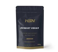 HSN Evodiet Vegan (Aislado de Proteína de Soja, Inulina y Glucomanano) | Sabor Neutro 500g | Ideal para tomar antes de las comidas | No Contiene Dosificador | No-GMO, Vegano, Sin Gluten