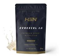 HSN Evoexcel 2.0 Chocolate Blanco 2Kg | Proteína Whey Isolate + Concentrate (55% WPI90 + 40% WPC80) | DigeZyme® + Calostro IgG | Sin Gluten ni Soja | No Incluye Dosificador
