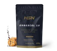 HSN Evoexcel 2.0 Chocolate Galletas 500g | Proteína Whey Isolate + Concentrate (55% WPI90 + 40% WPC80) | DigeZyme® + Calostro IgG | Sin Gluten ni Soja | No Incluye Dosificador