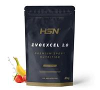 HSN Evoexcel 2.0 Fresa Banana 2Kg | Proteína Whey Isolate + Concentrate (55% WPI90 + 40% WPC80) | DigeZyme® + Calostro IgG | Sin Gluten ni Soja | No Incluye Dosificador