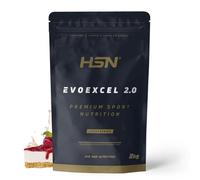 HSN Evoexcel 2.0 Tarta de Queso Frutas del Bosque 2Kg | Proteína Whey Isolate + Concentrate (55% WPI90 + 40% WPC80) | DigeZyme® + Calostro IgG | Sin Gluten ni Soja | No Incluye Dosificador