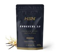 HSN Evoexcel 2.0 Vainilla 500g | Proteína Whey Isolate + Concentrate (55% WPI90 + 40% WPC80) | DigeZyme® + Calostro IgG | Sin Gluten ni Soja | No Incluye Dosificador