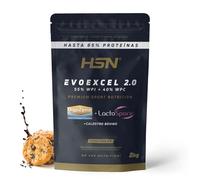 HSN Evoexcel 2.0 (Whey Protein Isolate + Concentrate) | Chocolate Galleta 2Kg | Whey + DigeZyme® + Calostro + Probióticos | No Contiene Dosificador | No-GMO, Vegetariano, Sin Gluten ni Soja
