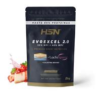 HSN Evoexcel 2.0 (Whey Protein Isolate + Concentrate) | Tarta de Queso Frutas 2Kg | Whey + DigeZyme® + Calostro + Probióticos | No Contiene Dosificador | No-GMO, Vegetariano, Sin Gluten ni Soja