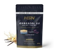 HSN Evoexcel 2.0 (Whey Protein Isolate + Concentrate) | Vainilla 500g | Whey + DigeZyme® + Calostro + Probióticos | No Contiene Dosificador | No-GMO, Vegetariano, Sin Gluten ni Soja