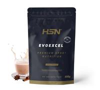 HSN Evoexcel (Whey Protein Isolate + Concentrate) Sin Edulcorantes | Té Chai con Leche 500g | WPI90 + WPC80 con DigeZyme®, Calostro y Probióticos | Sin Gluten ni Soja | No Incluye Dosificador